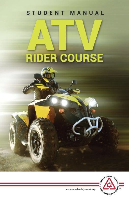 Course Book Cover: atv rider course