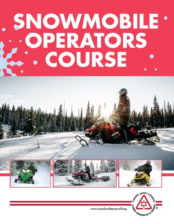 Course Book Cover: snowmobile operator course