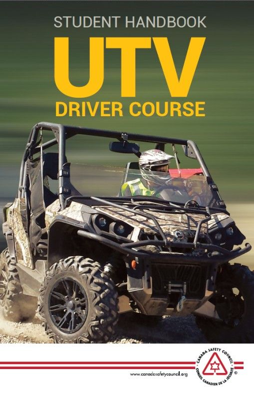 Course Book Cover: utv dirver course